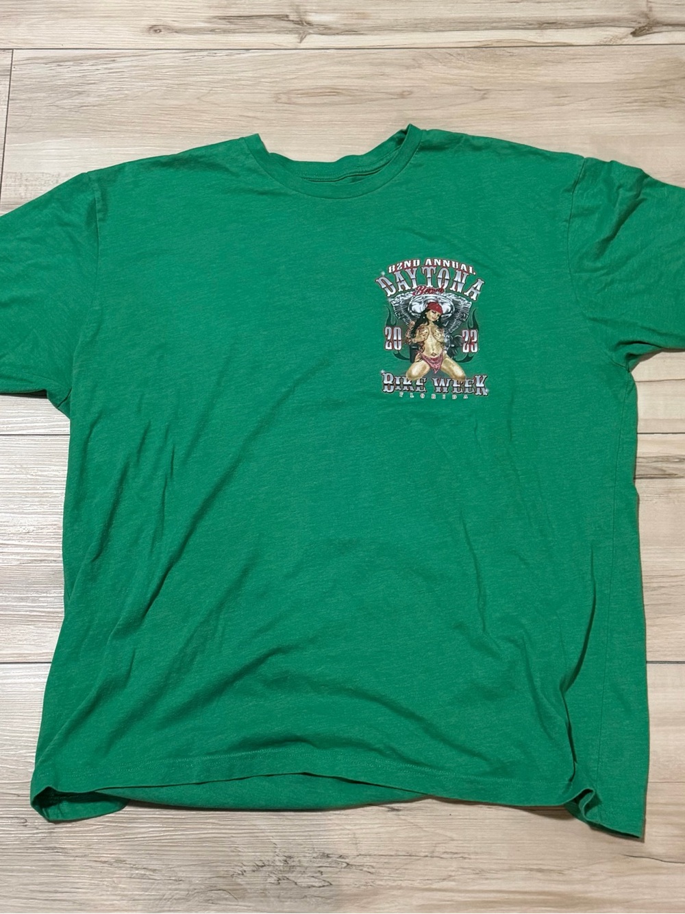Daytona Bike Week 2023 Green tee